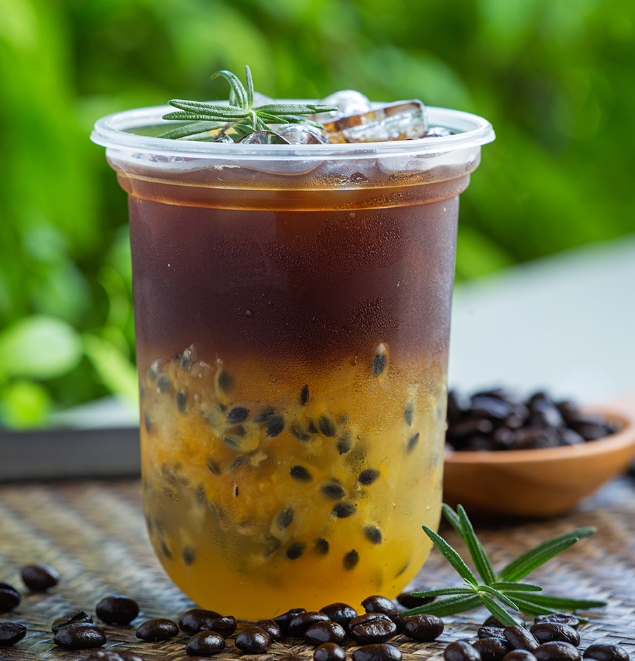 Passion fruit cocktail